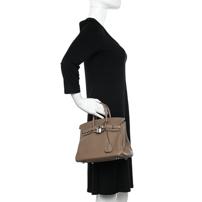 Hermes Swift Birkin 25 Etoupe 3 of 17