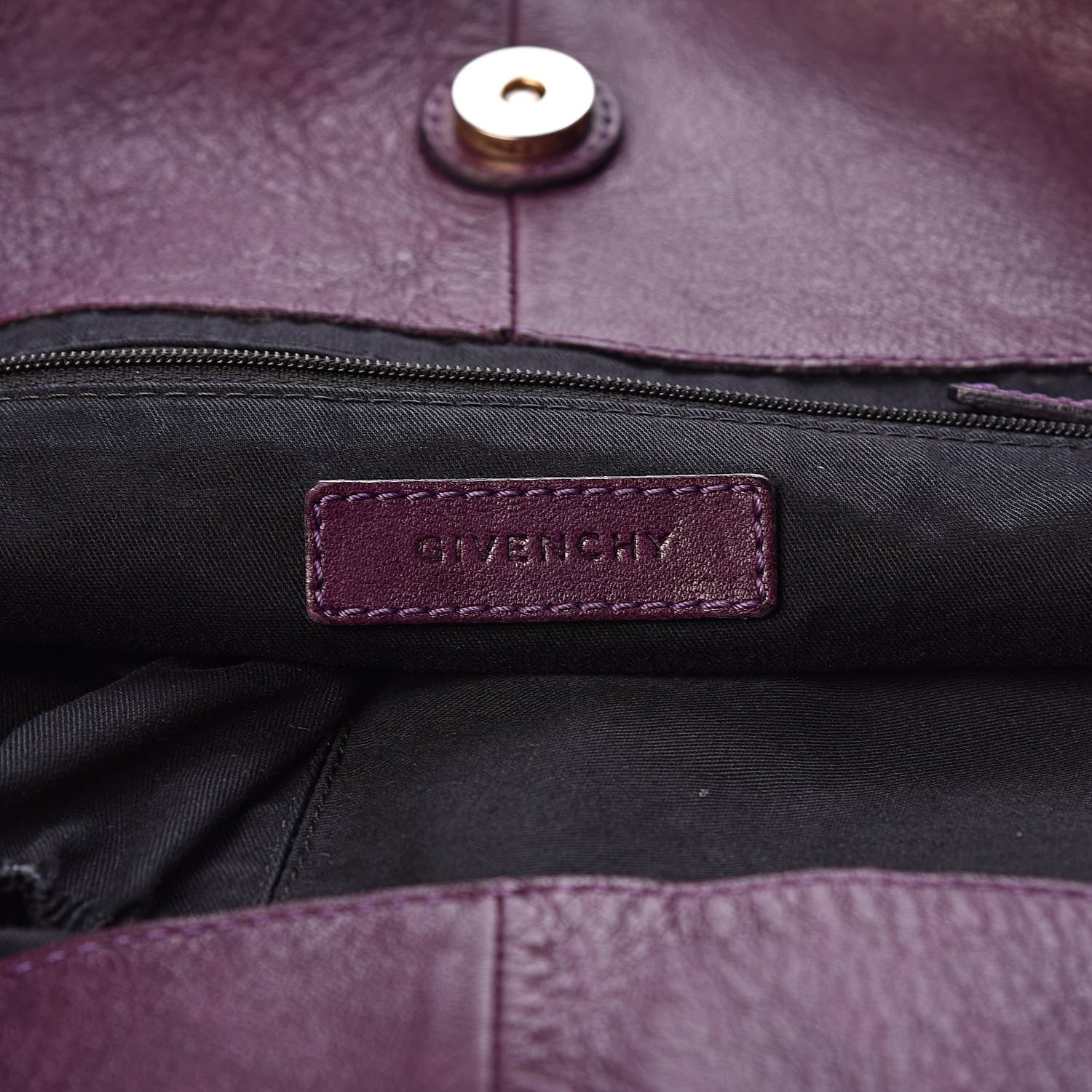 Givenchy Lambskin George V Apron Bag Purple 7 of 15