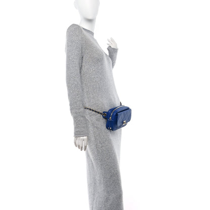 Chanel Calfskin Casual Trip Waist Bag Blue 2 of 9
