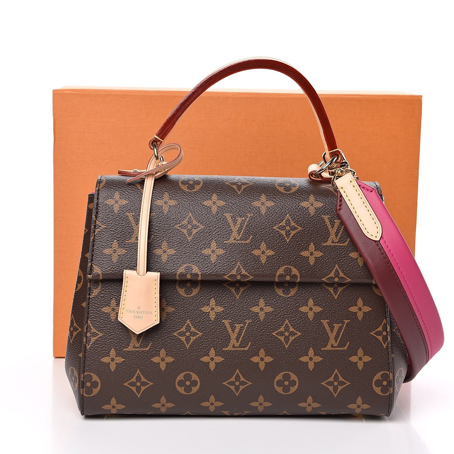 Louis Vuitton Monogram Cluny BB Bordeaux Fuchsia 10 of 10
