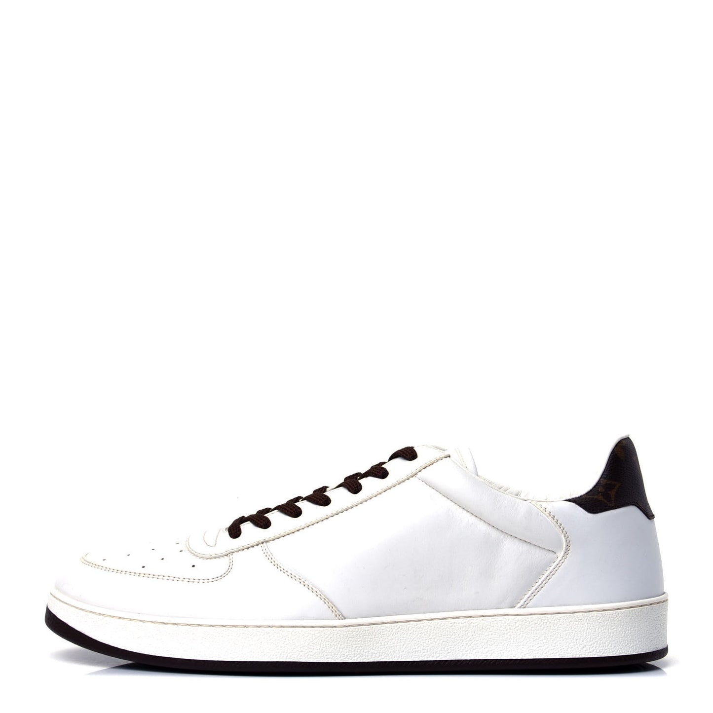 Calfskin Monogram Mens Rivoli Sneakers 9.5 White