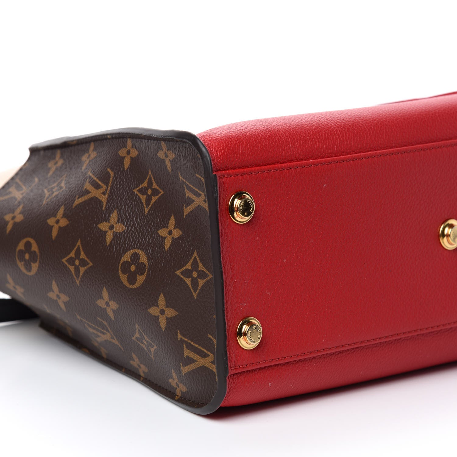 Louis Vuitton Calfskin Monogram On My Side Pirate Red 5 of 10