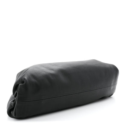 Bottega Veneta Smooth Butter Calf The Pouch Oversized Clutch Black 4 of 10