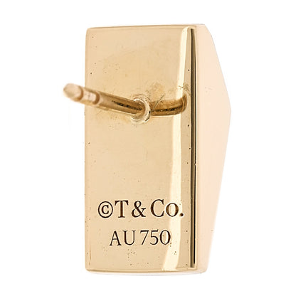 Tiffany 18K Yellow Gold Diamond Out of Retirement Earrings 4 of 6