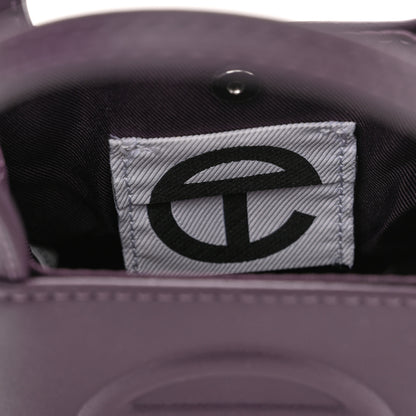 Telfar Vegan Leather Small Shopping Bag Eggplant 4 of 9
