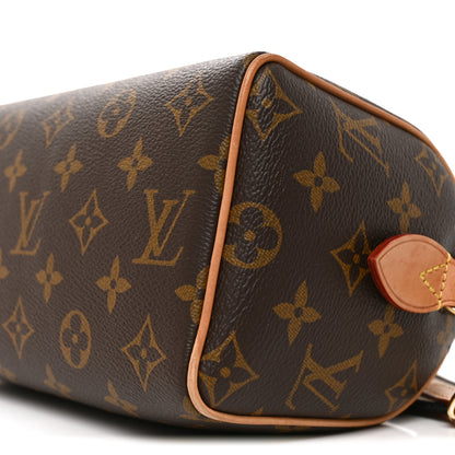 Louis Vuitton Monogram Speedy Bandouliere 20 Black 9 of 9