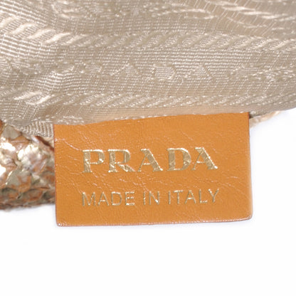 Prada Jute Python Hobo Oro 9 of 9