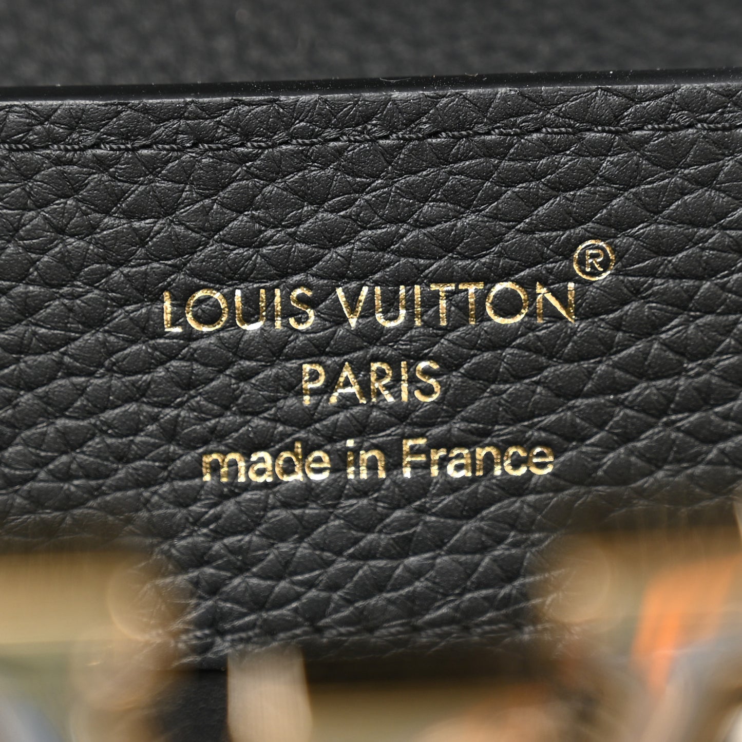 Taurillon Embellished Malletage Crown Capucines MM  Black