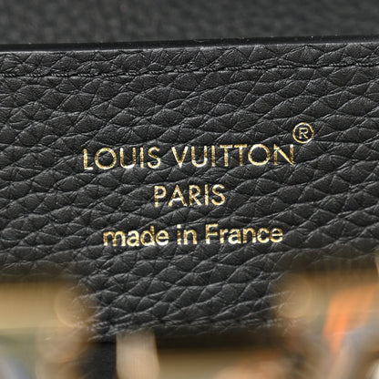 Louis Vuitton Taurillon Embellished Malletage Crown Capucines MM  Black 7 of 12