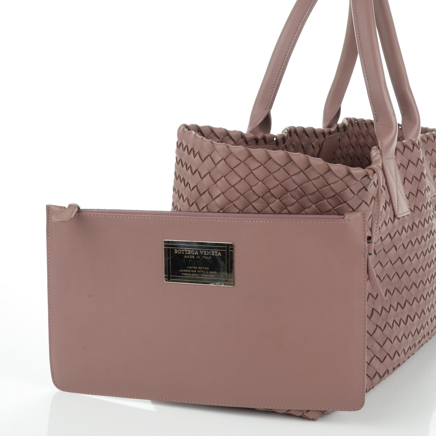 Nappa Intrecciato Medium Cabat Watteau