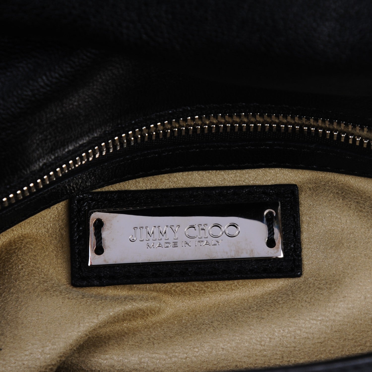 Jimmy Choo Lambskin Small Biker Hobo Black 7 of 8