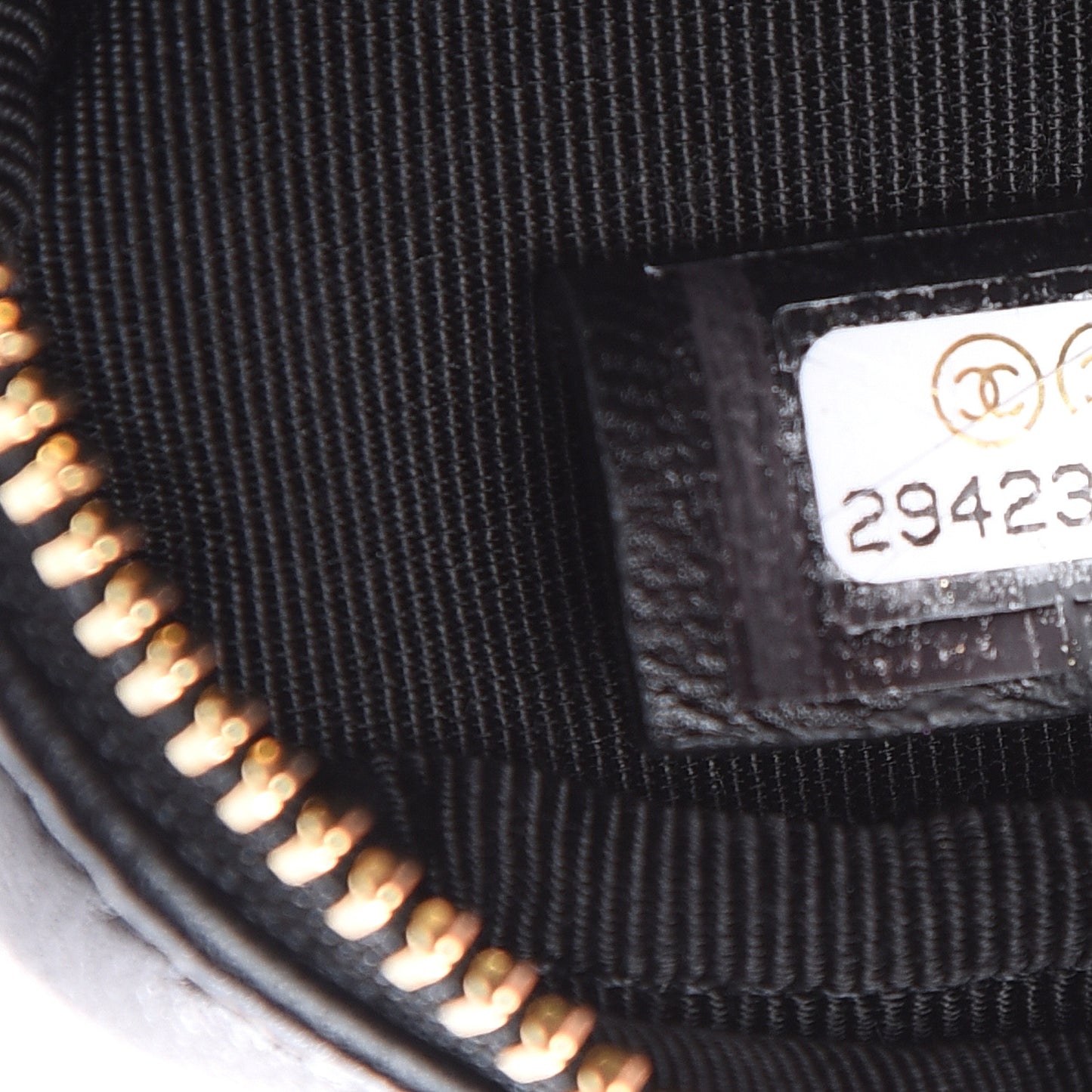 Lambskin Quilted Waist Bag Black