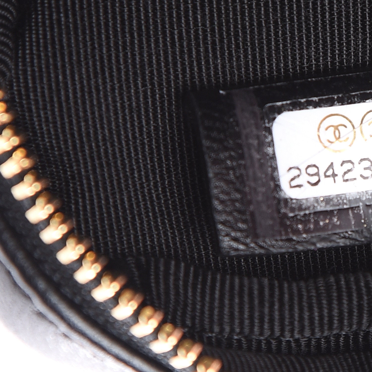 Chanel Lambskin Quilted Waist Bag Black 9 of 14