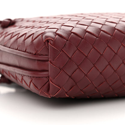 Bottega Veneta Nappa Intrecciato Nodini Crossbody Messenger Bordeaux 9 of 10