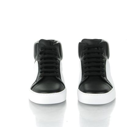 Chanel Calfskin CC Sneakers 38 Black White 2 of 8