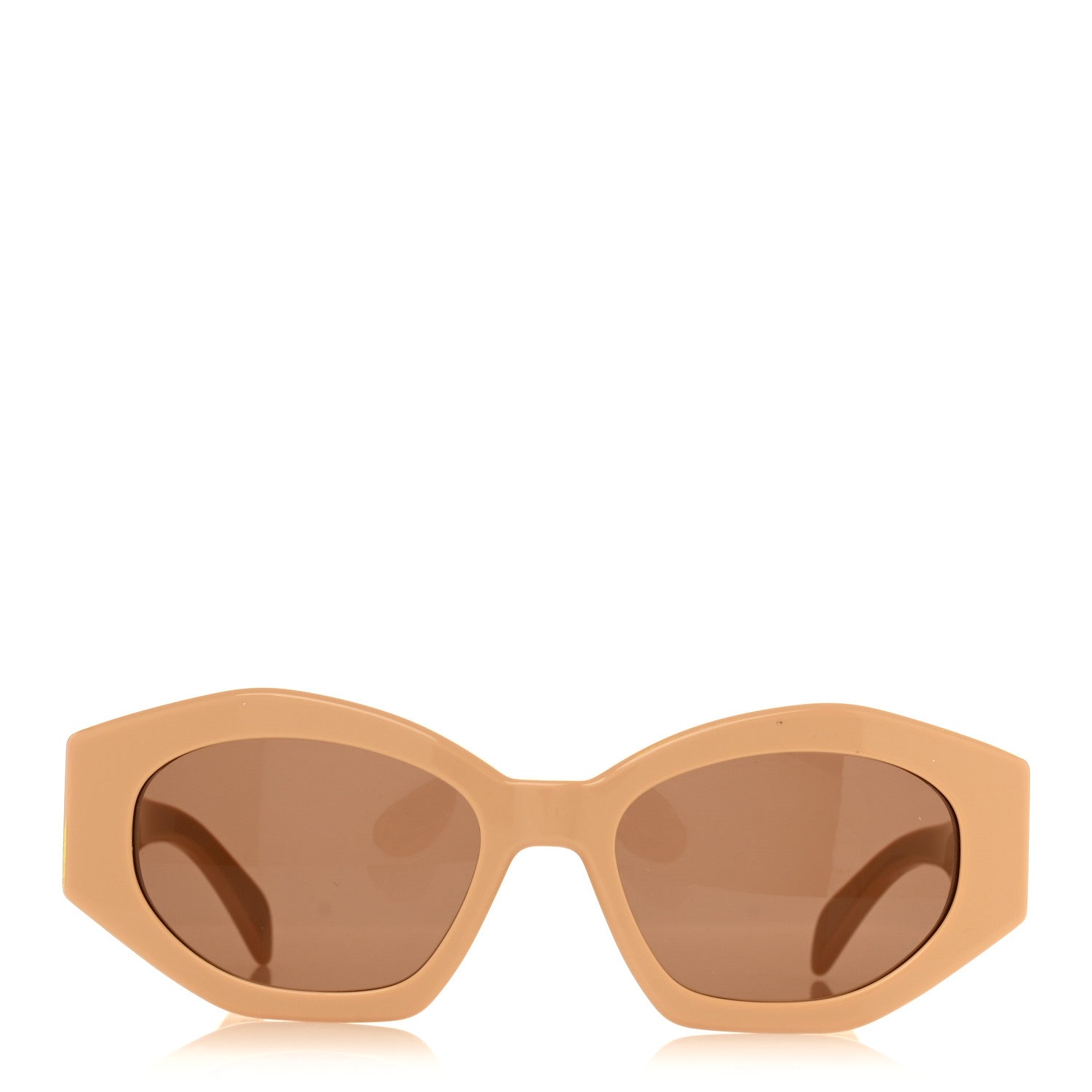 Celine Acetate Triomphe 01 Sunglasses CL 40238U Beige 2 of 7