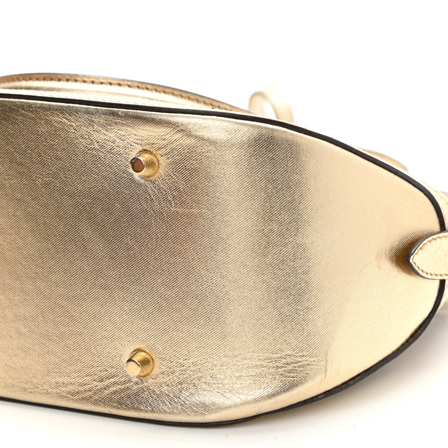 Horseferry Check Small Orchard Bowling Bag Gold