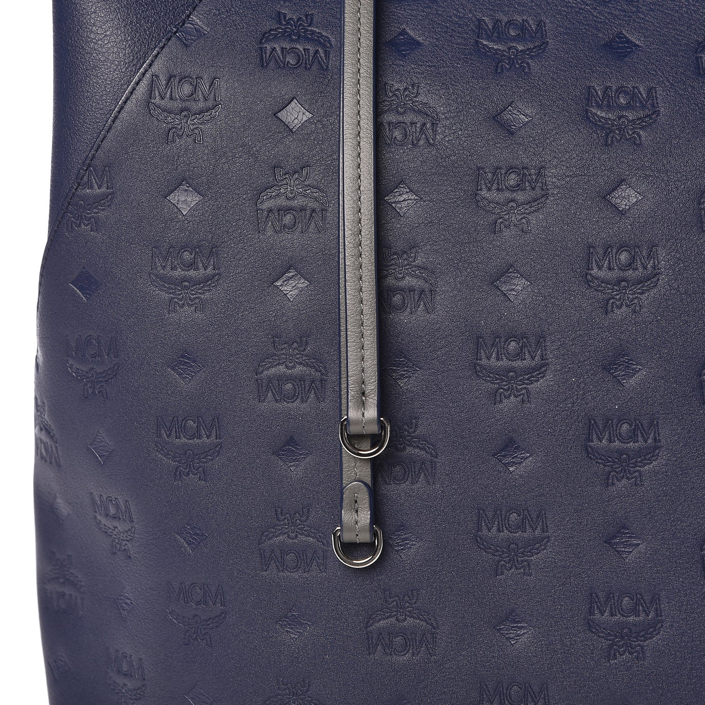 Calfskin Ottomar Monogram Large Klara Hobo Navy Blue