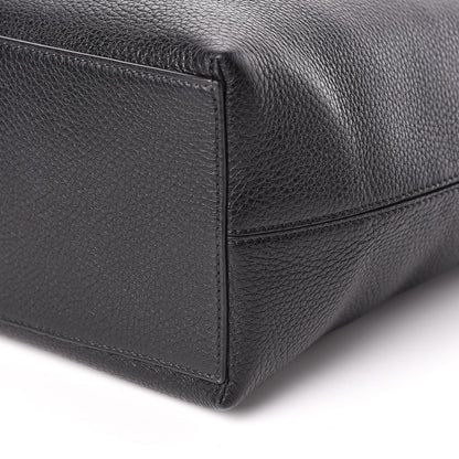 Valentino Garavani Grained Calfskin Rockstud Shoulder Tote Black 9 of 9