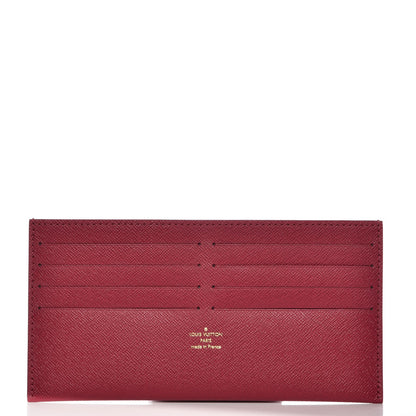 Louis Vuitton Calfskin Felicie Chain Wallet Card Holder Insert 1 of 6