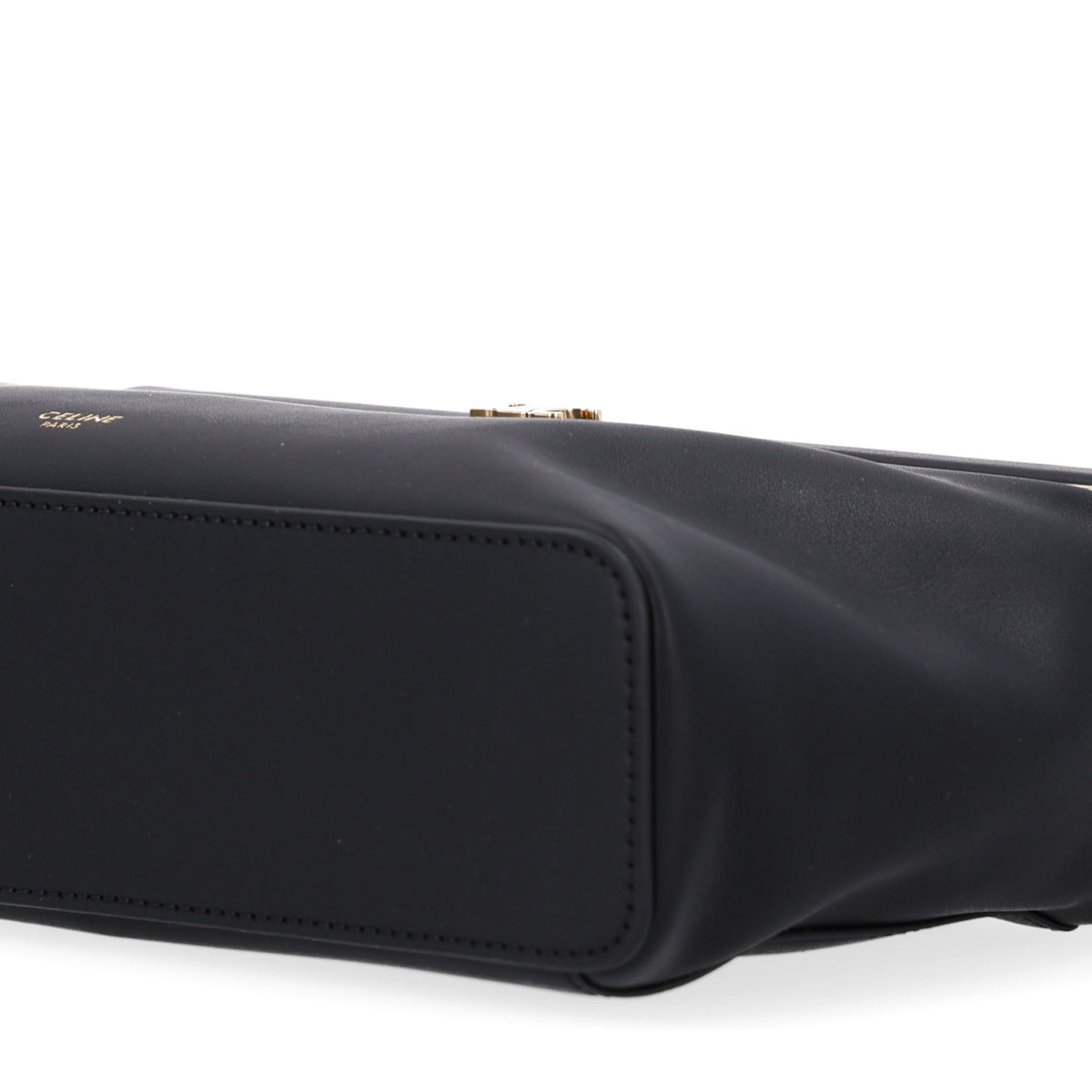 Supple Calfskin Rectangle Bag Black