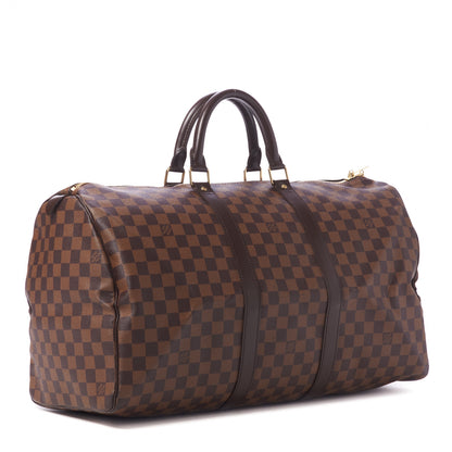 Louis Vuitton Damier Ebene Keepall 50 3 of 10