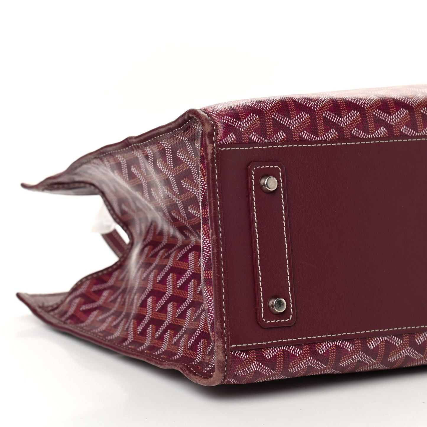Goyardine Marquises Tote Burgundy