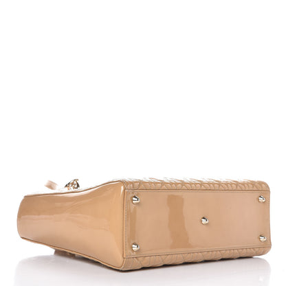 Christian Dior Patent Cannage Large Lady Dior Beige 5 of 20