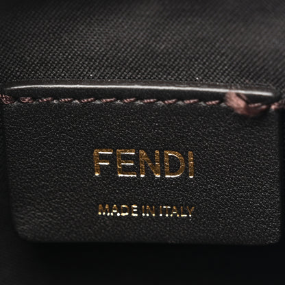Fendi Macrame Crochet Vitello Grace Mini Fendigraphy Hobo Bag Natural Gianduia 6 of 10