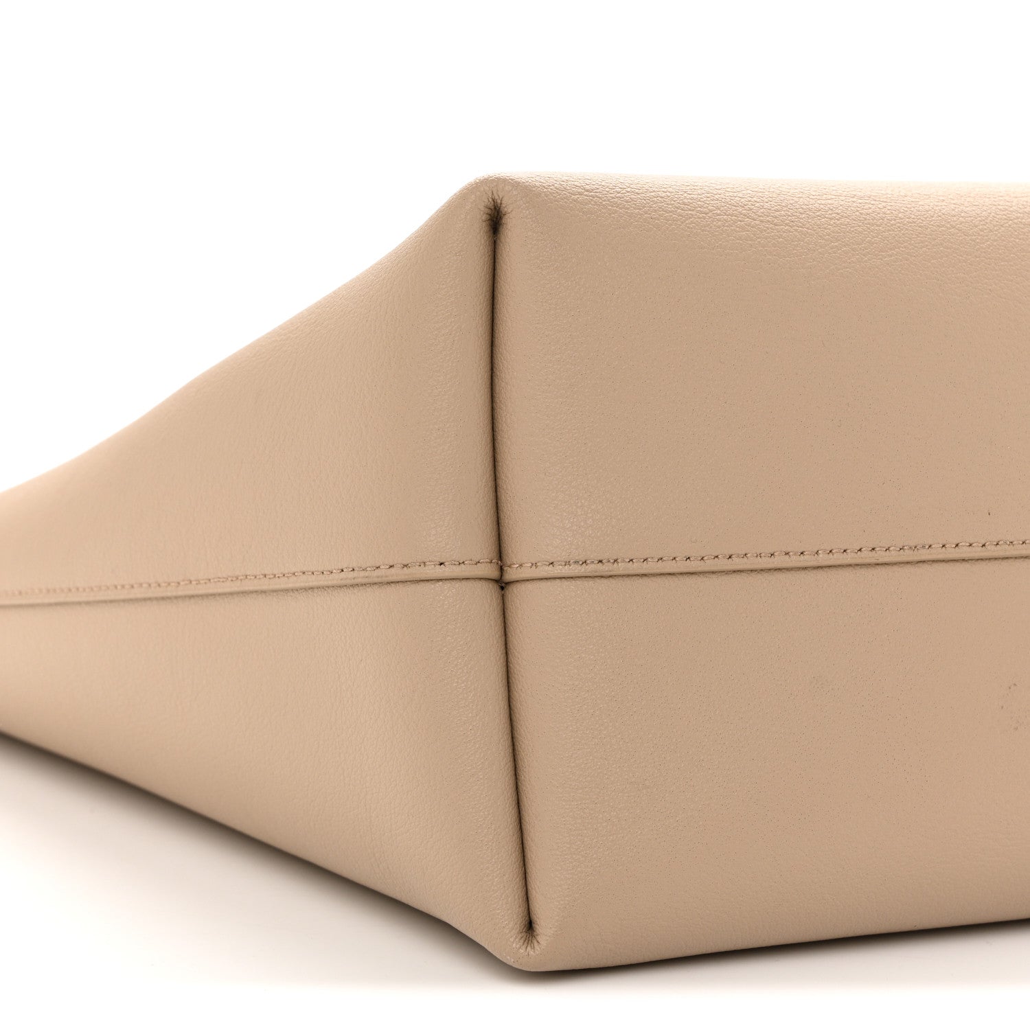 Saint Laurent Calfskin Large Shopping Tote Dark Beige 10 of 13