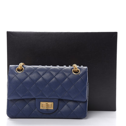 Chanel Caviar 2.55 Reissue 224 Flap Dark Blue 10 of 10