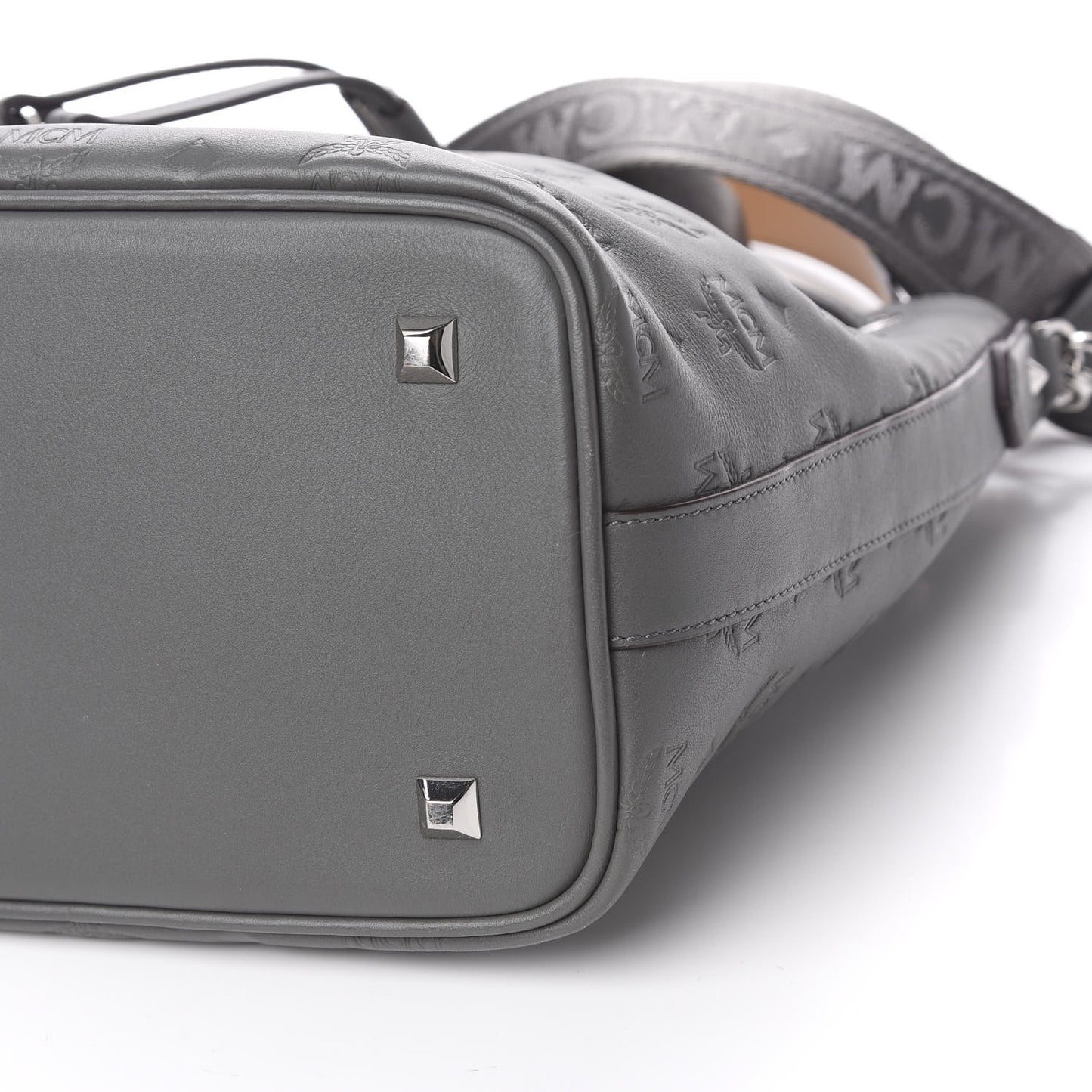 Calfskin Ottomar Monogram Small Essential Bucket Charcoal