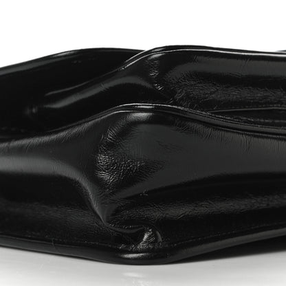 Saint Laurent Crinkled Calfskin Matelasse Monogram Baby Niki Chain Satchel Black 9 of 10
