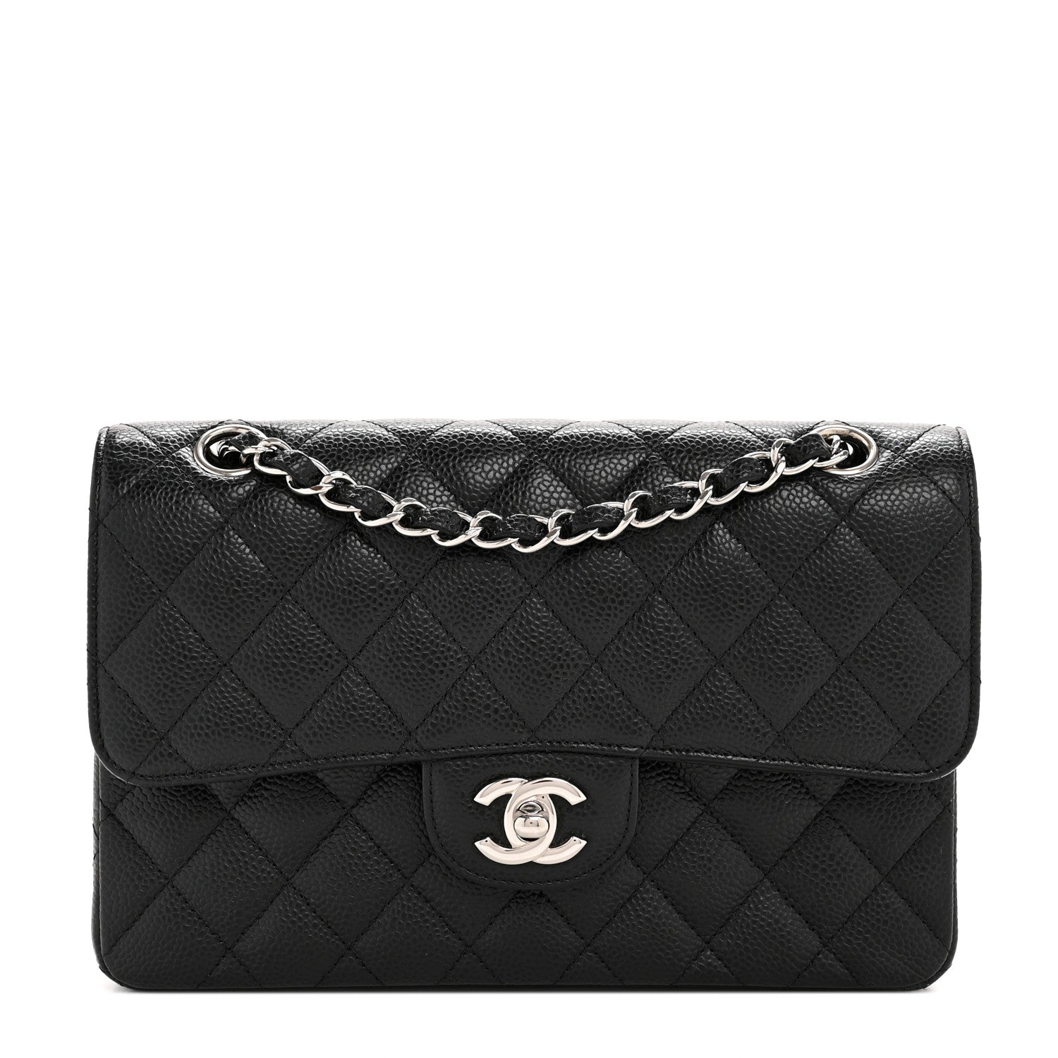 Chanel Caviar Quilted Small Double Flap Black 1 of 11