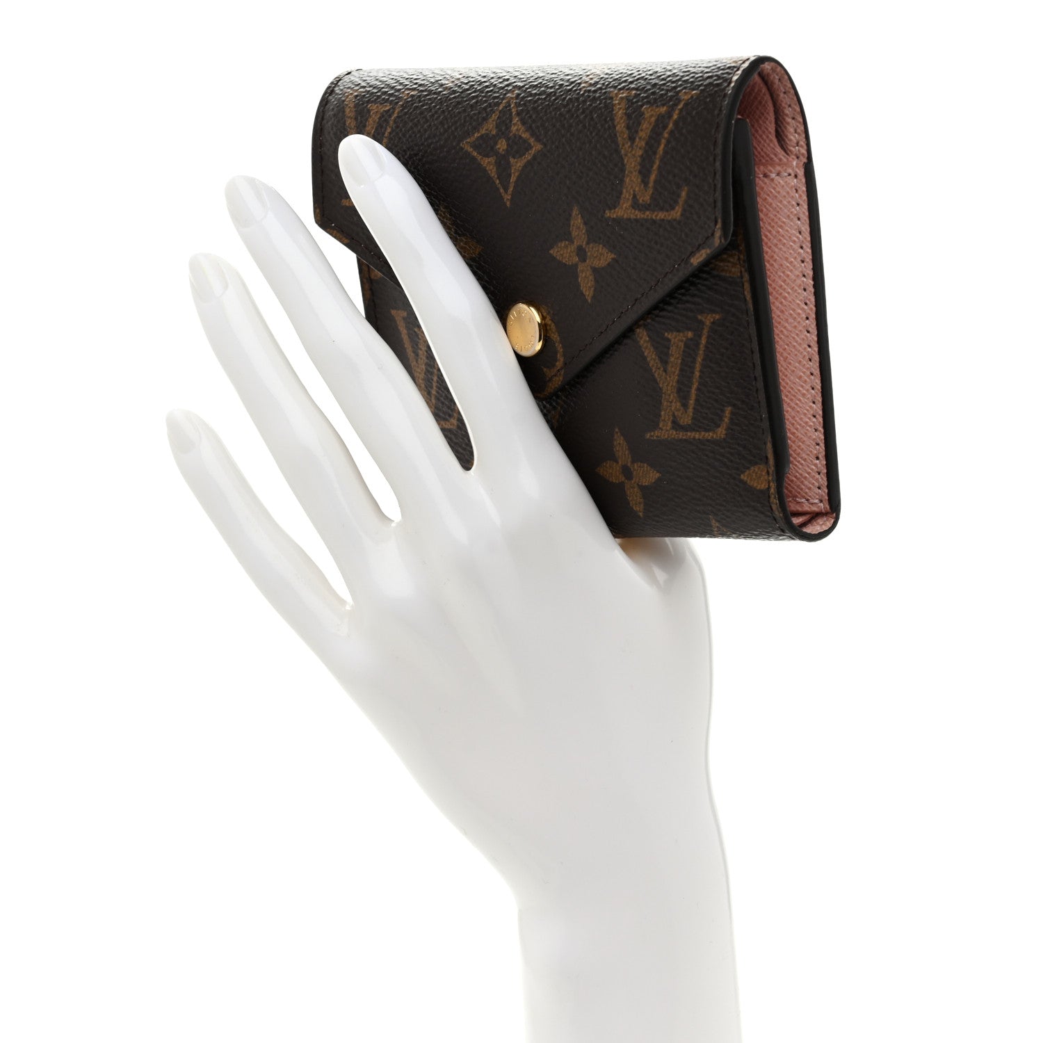 Louis Vuitton Monogram Victorine Wallet Rose Ballerine 2 of 7