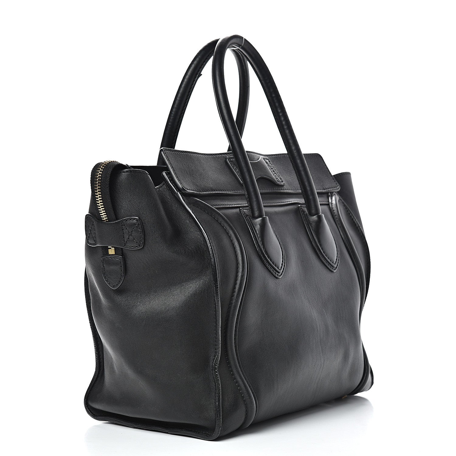 Celine Smooth Calfskin Mini Luggage Black 2 of 21