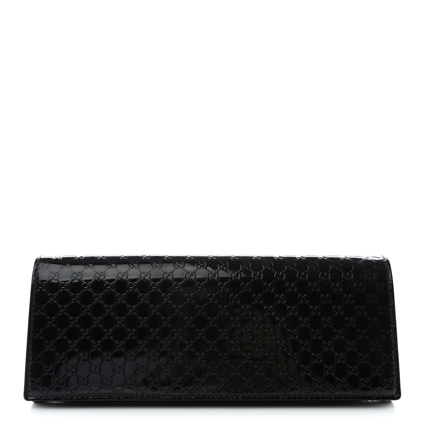 Gucci Patent Microguccissima Small Broadway Clutch Black 1 of 9