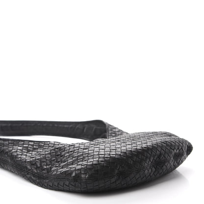 Bottega Veneta Nappa Intrecciato Shoulder Bag Black 4 of 10