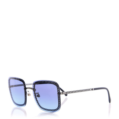 Chanel Chain Square Sunglasses 4244 Blue 1 of 7