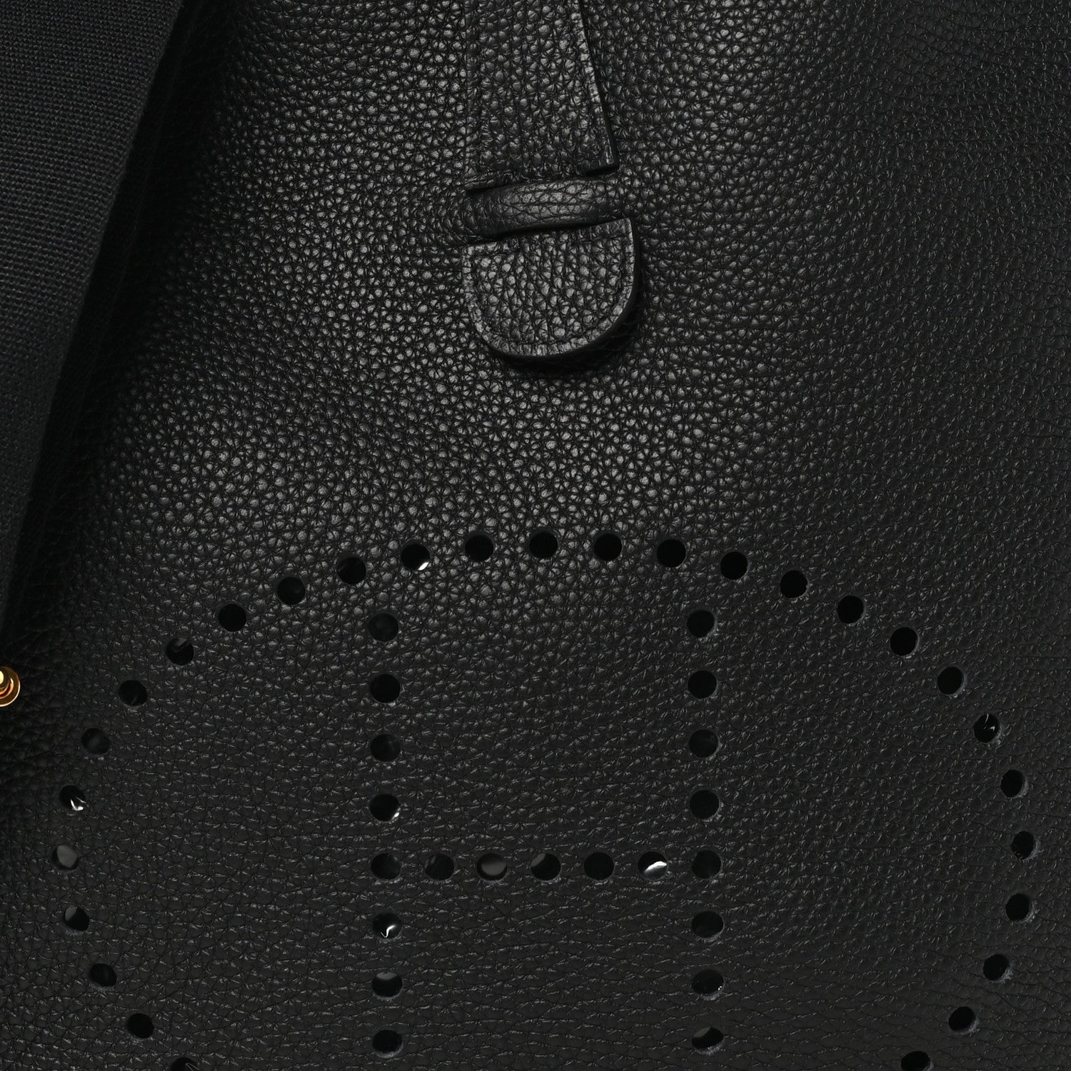 Hermes Taurillon Clemence EVELYNE III GM Black 8 of 10