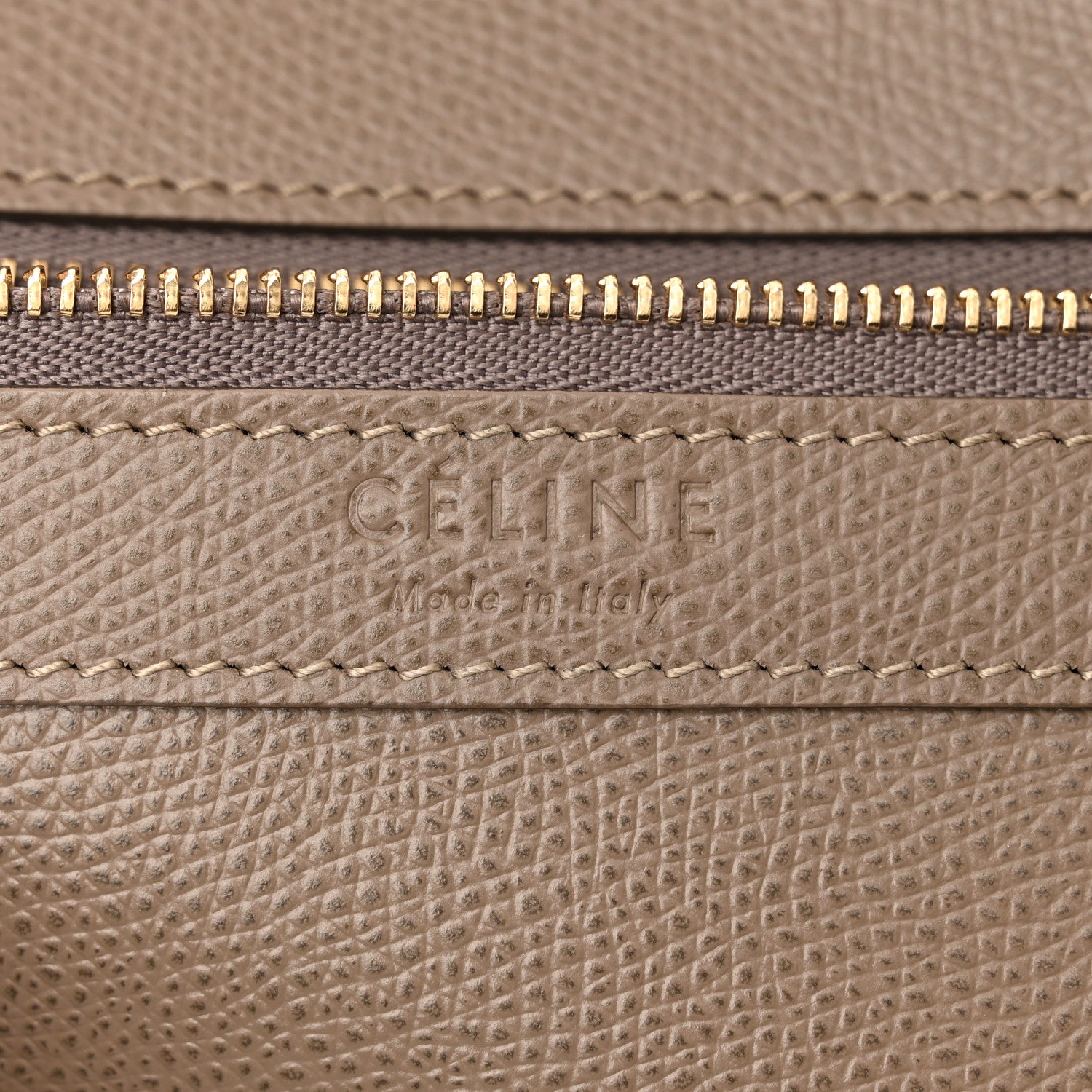 Celine Grained Calfskin Small Vertical Cabas Beige 6 of 10