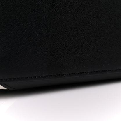 Loewe Calfskin Small Roses Puzzle Bag Black White 10 of 10