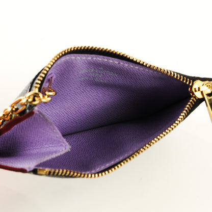 Louis Vuitton Monogram Multicolor Key Pouch Black Violet 5 of 7