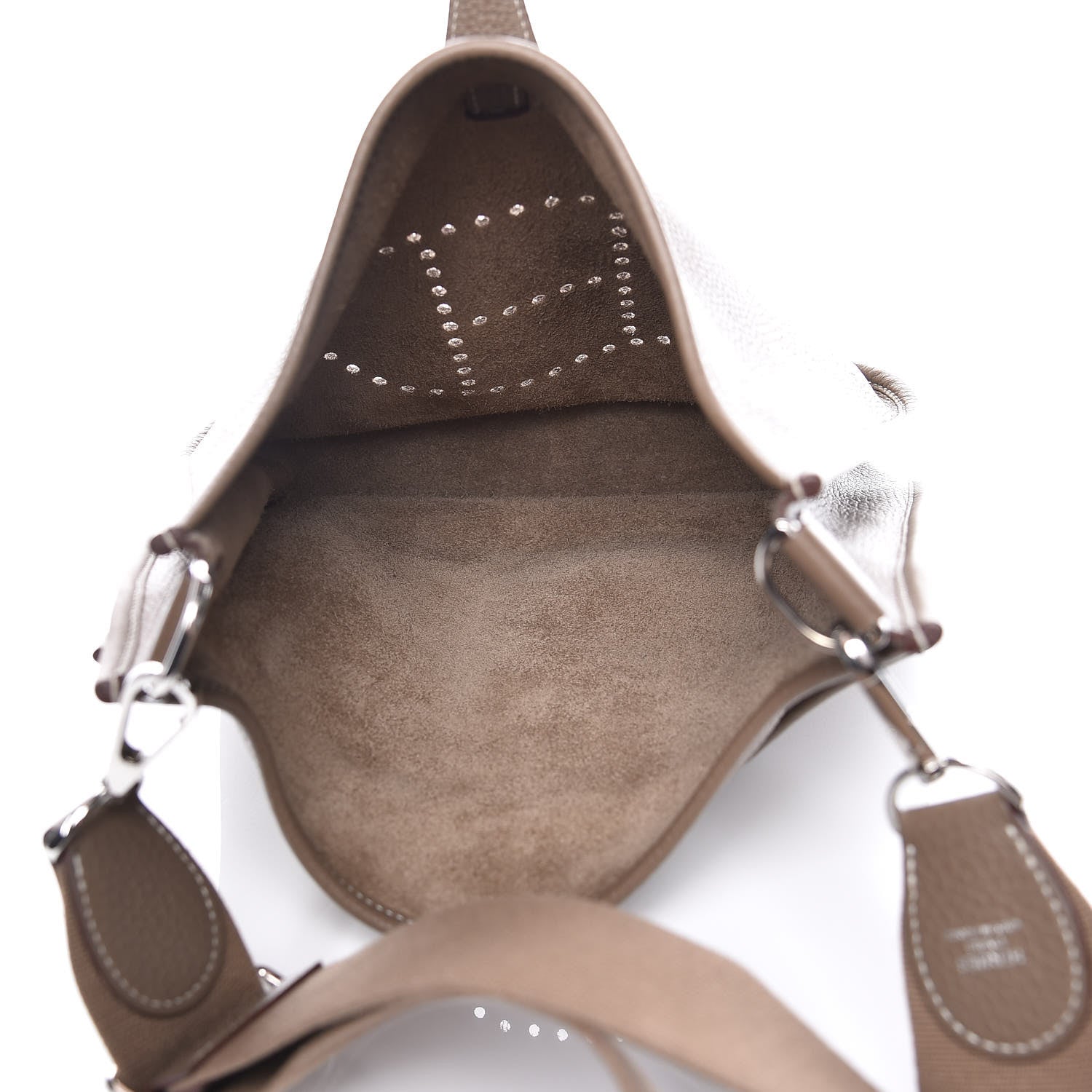 Hermes Taurillon Clemence Evelyne III PM Etoupe 5 of 10
