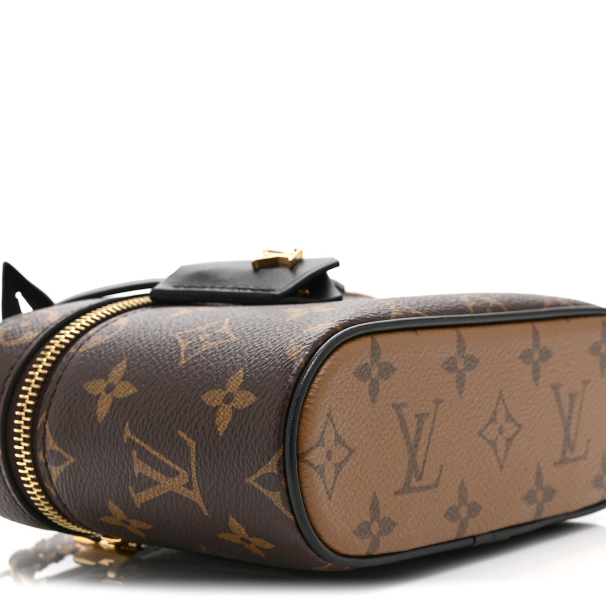 Reverse Monogram Vanity Chain Pouch