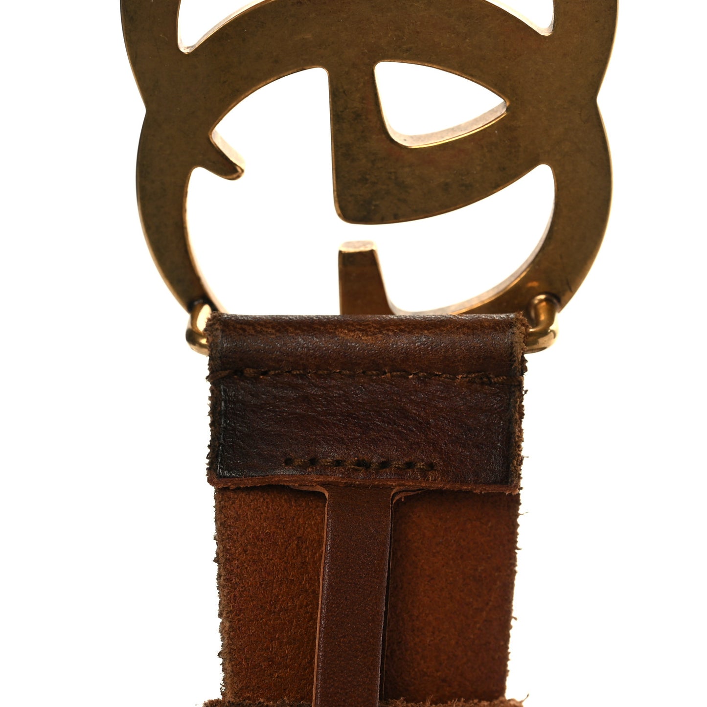 Faded Calfskin Double G 40mm Belt 110 44 Cuir