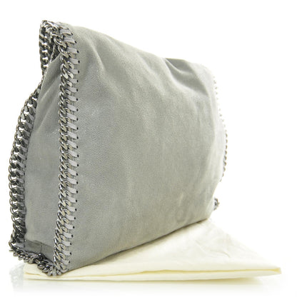 Stella McCartney Leather Falabella Tote Light Grey 3 of 7