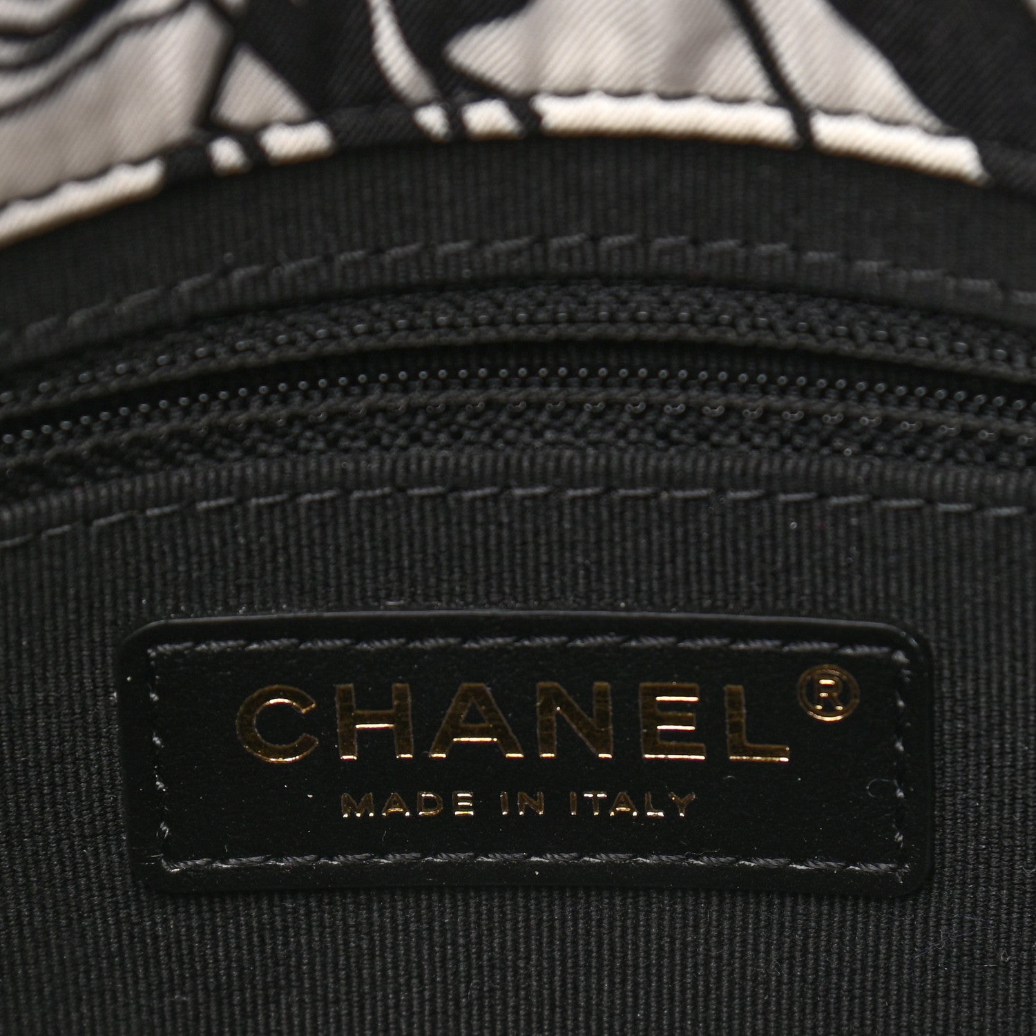 Chanel Canvas Printed Deer Coco Mini Single Flap Gray Black 6 of 11