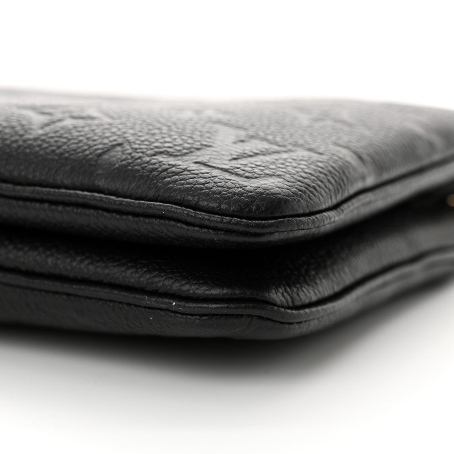 Empreinte Double Zip Pochette Black