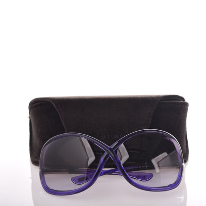 Tom Ford Acetate Whitney Crossover Sunglasses TF9 Purple 8 of 8